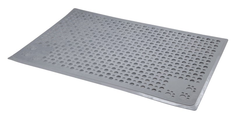 Petlinks Purr-fect Paws Multipurpose Cat Litter Mat - Gray, Medium,(Pack of 1) - Image 1